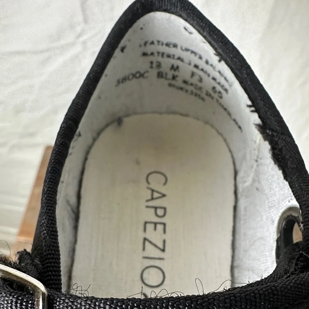 Capezio Black Kids Dress Shoes with Bow
